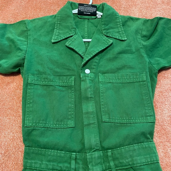 Big Bud Press SS Jumpsuit, XS Petite, Green - Picture 7 of 7